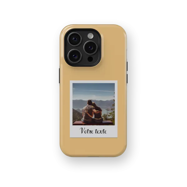 Polaroid Moments - Yellow | Coque de téléphone 3D 2en1 Ultra-résistante