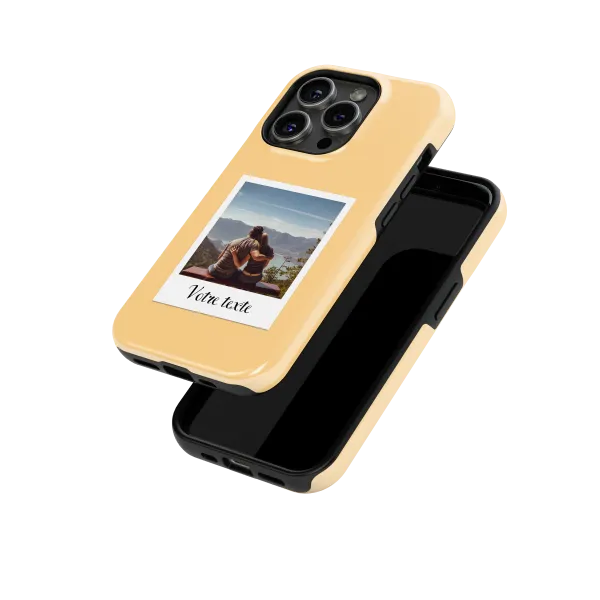 Polaroid Moments - Yellow | Coque de téléphone 3D 2en1 Ultra-résistante