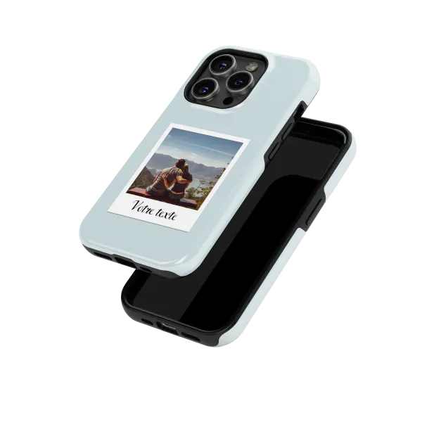 Polaroid Moments - Blue | Coque de téléphone 3D 2en1 Ultra-résistante