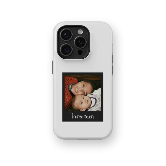 Polaroid Moments - White | Coque de téléphone 3D 2en1 Ultra-résistante