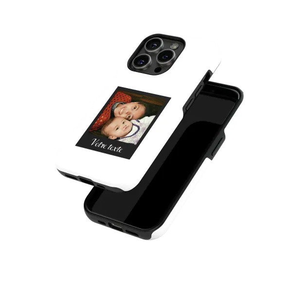 Polaroid Moments - White | Coque de téléphone 3D 2en1 Ultra-résistante