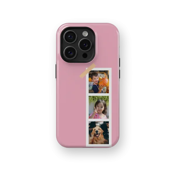 Photo Booth - Pink | Coque de téléphone 3D 2en1 Ultra-résistante