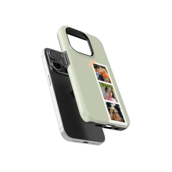 Photo Booth - Green | Coque de téléphone 3D 2en1 Ultra-résistante