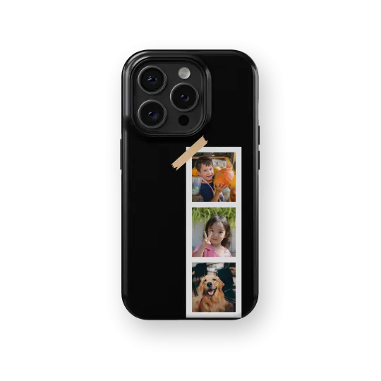 Photo Booth - Black | Coque de téléphone 3D 2en1 Ultra-résistante