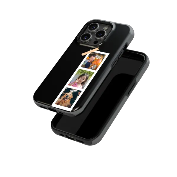 Photo Booth - Black | Coque de téléphone 3D 2en1 Ultra-résistante