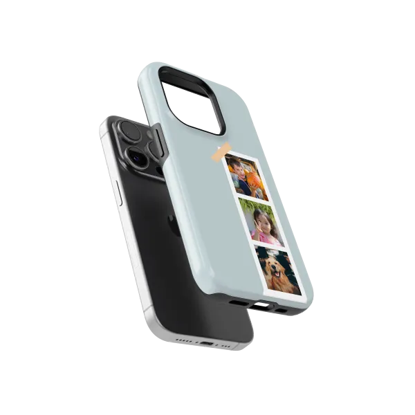 Photo Booth - Blue | Coque de téléphone 3D 2en1 Ultra-résistante