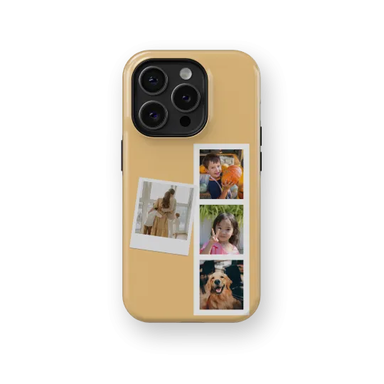 Memory Collage - Yellow | Coque de téléphone 3D 2en1 Ultra-résistante