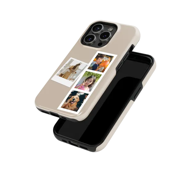 Memory Collage - Grey | Coque de téléphone 3D 2en1 Ultra-résistante