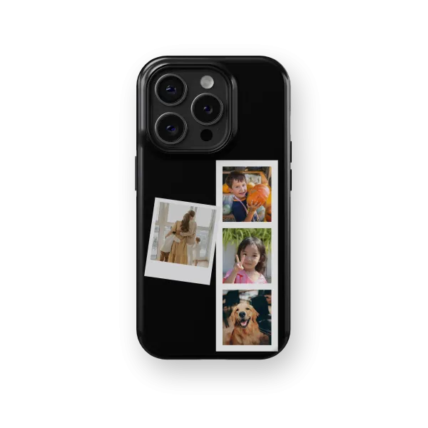 Memory Collage - Black | Coque de téléphone 3D 2en1 Ultra-résistante
