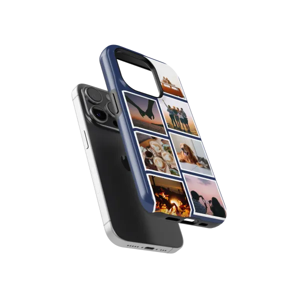 Snapshot Gallery - Dark Blue | Coque de téléphone 3D 2en1 Ultra-résistante