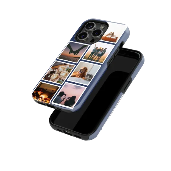 Snapshot Gallery - Dark Blue | Coque de téléphone 3D 2en1 Ultra-résistante