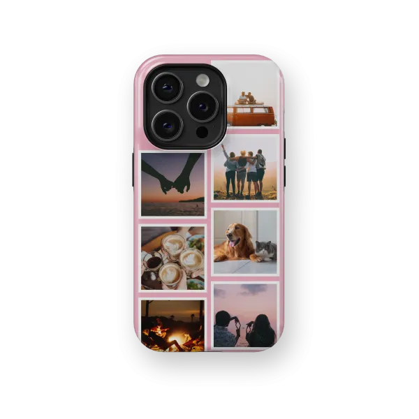 Snapshot Gallery - Pink | Coque de téléphone 3D 2en1 Ultra-résistante