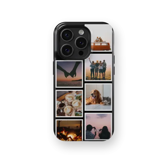 Snapshot Gallery - Black | Coque de téléphone 3D 2en1 Ultra-résistante