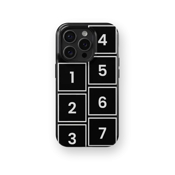 Snapshot Gallery - Black | Coque de téléphone 3D 2en1 Ultra-résistante
