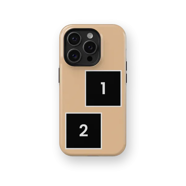 Twin Memories - Yellow | Coque de téléphone 3D 2en1 Ultra-résistante