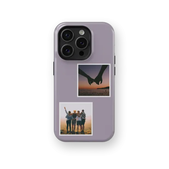 Twin Memories - Purple | Coque de téléphone 3D 2en1 Ultra-résistante