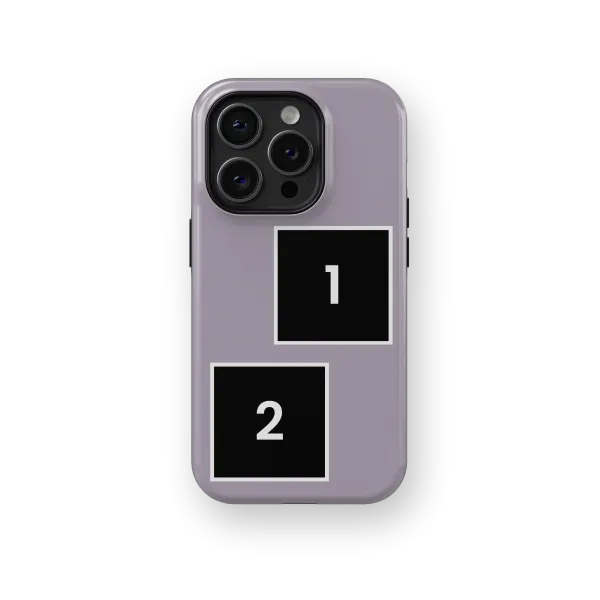 Twin Memories - Purple | Coque de téléphone 3D 2en1 Ultra-résistante