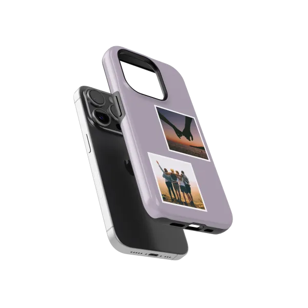 Twin Memories - Purple | Coque de téléphone 3D 2en1 Ultra-résistante