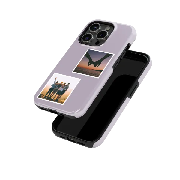 Twin Memories - Purple | Coque de téléphone 3D 2en1 Ultra-résistante