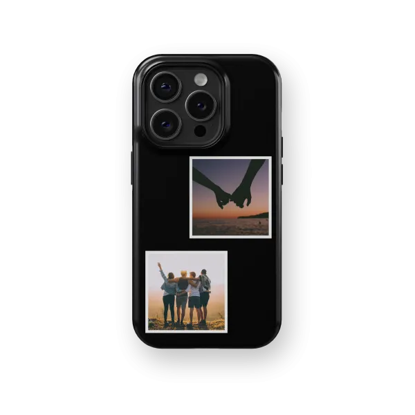 Twin Memories - Black | Coque de téléphone 3D 2en1 Ultra-résistante