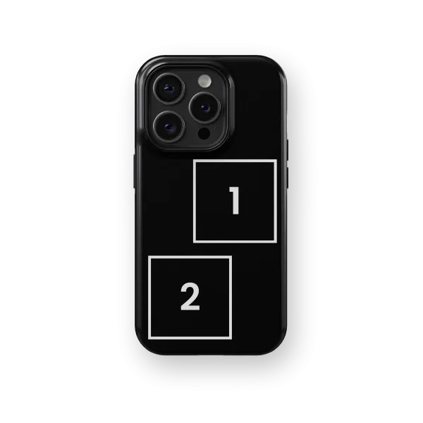 Twin Memories - Black | Coque de téléphone 3D 2en1 Ultra-résistante