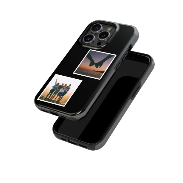 Twin Memories - Black | Coque de téléphone 3D 2en1 Ultra-résistante