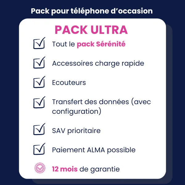 Pack Ultra - Pour smartphone d'occasion