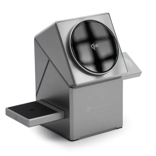 FORCELL F-ENERGY Support de charge 3en1 Rotation Cube Qi2 et MagSafe 15W