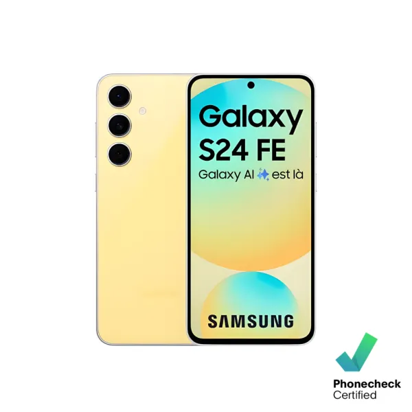 SAMSUNG Galaxy S24 FE 5G - Occasion Jaune