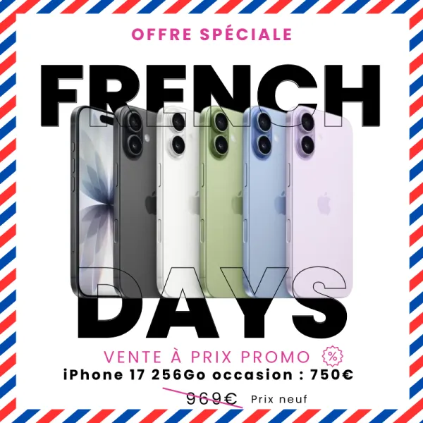 FRENCH DAYS - iPhone 17 256Go à seulement 750€