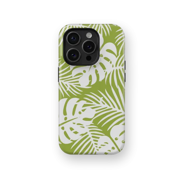 Monstera Mood | Coque de téléphone 3D 2en1 Ultra-résistante