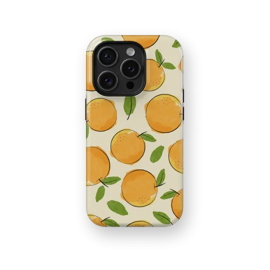 Orange Falls | Coque de téléphone 3D 2en1 Ultra-résistante
