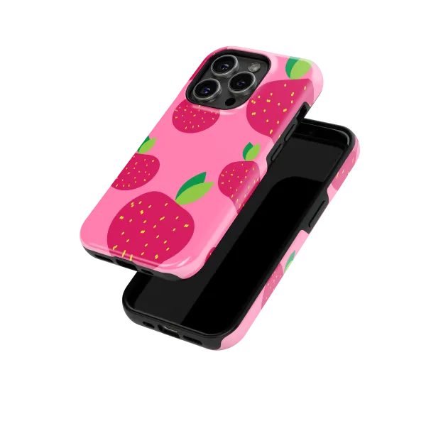 Strawberry Dreamscape | Coque de téléphone 3D 2en1 Ultra-résistante
