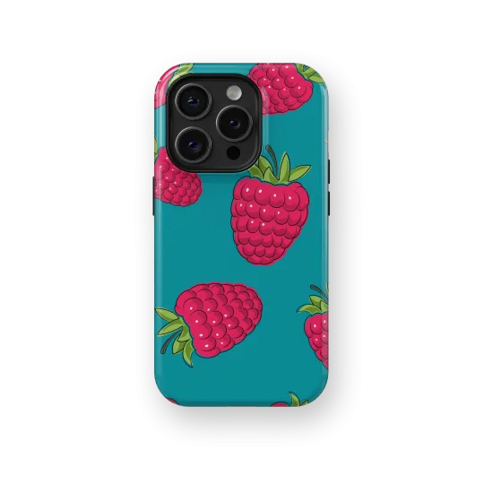 Raspberry Sketch | Coque de téléphone 3D 2en1 Ultra-résistante