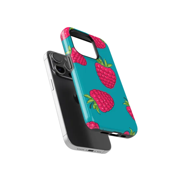 Raspberry Sketch | Coque de téléphone 3D 2en1 Ultra-résistante