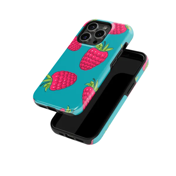 Raspberry Sketch | Coque de téléphone 3D 2en1 Ultra-résistante