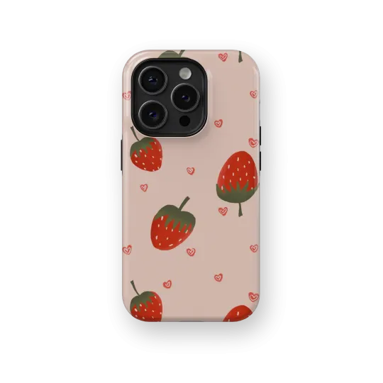 Berry Sweet Love | Coque de téléphone 3D 2en1 Ultra-résistante