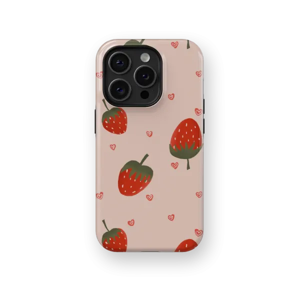 Berry Sweet Love | Coque de téléphone 3D 2en1 Ultra-résistante