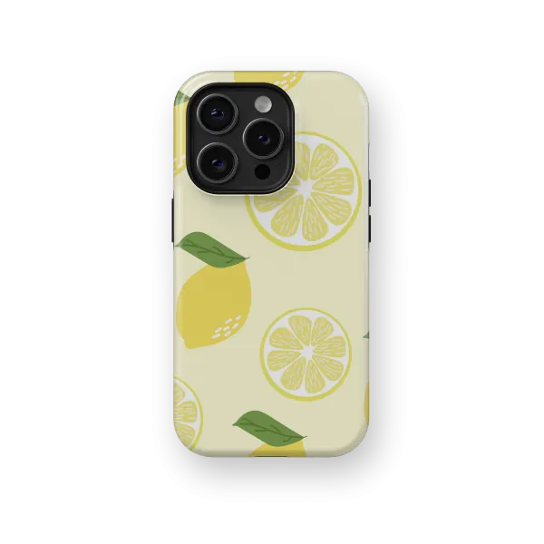 Zesty Lemons | Coque de téléphone 3D 2en1 Ultra-résistante