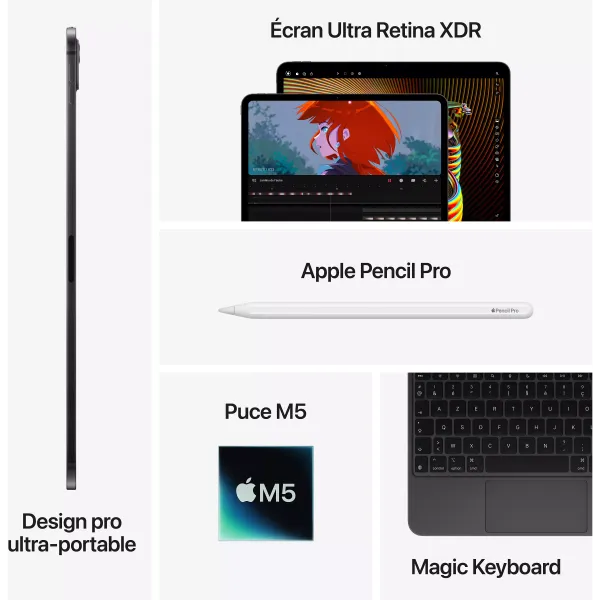 APPLE iPad Pro 13 Pouces (2025) Puce M5 - Neuf