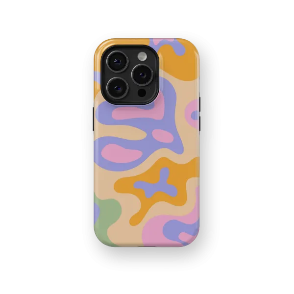 Artful Waves | Coque de téléphone 3D 2en1 Ultra-résistante