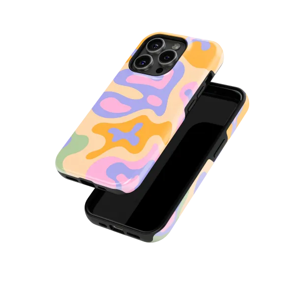 Artful Waves | Coque de téléphone 3D 2en1 Ultra-résistante