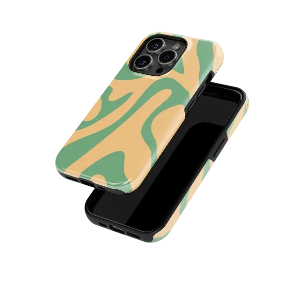 Golden Meadow | Coque de téléphone 3D 2en1 Ultra-résistante