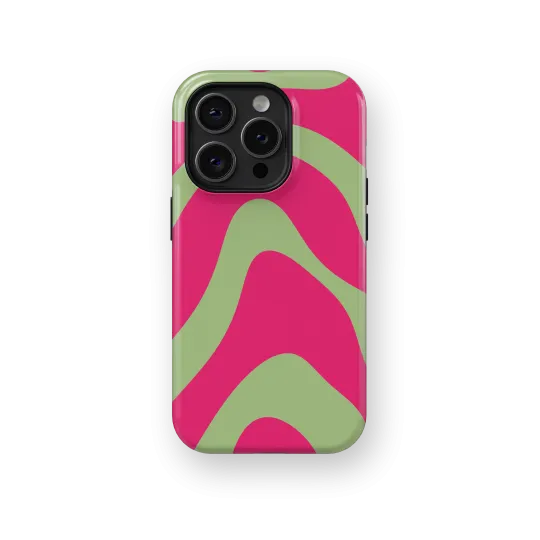 Playful Waves | Coque de téléphone 3D 2en1 Ultra-résistante