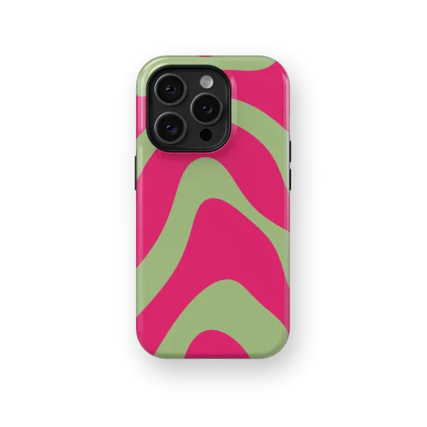 Playful Waves | Coque de téléphone 3D 2en1 Ultra-résistante