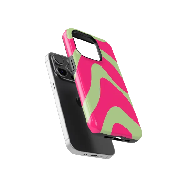 Playful Waves | Coque de téléphone 3D 2en1 Ultra-résistante