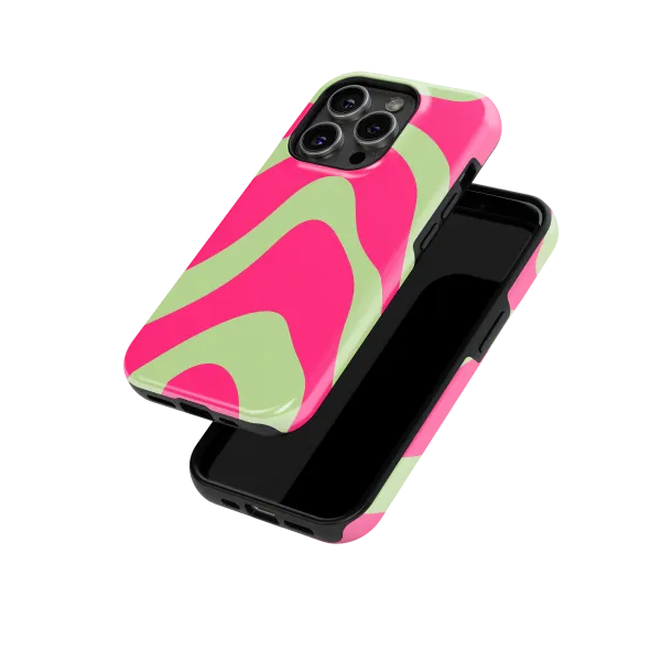 Playful Waves | Coque de téléphone 3D 2en1 Ultra-résistante