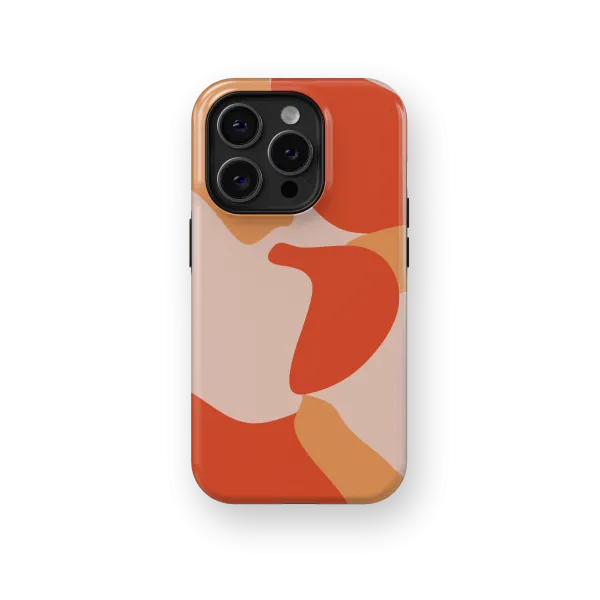 Patchy Orange | Coque de téléphone 3D 2en1 Ultra-résistante