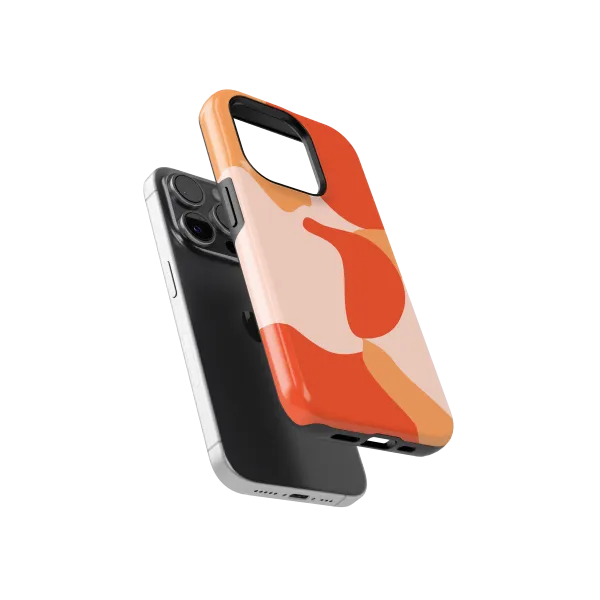 Patchy Orange | Coque de téléphone 3D 2en1 Ultra-résistante