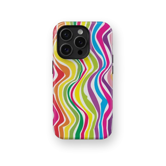 Kaleidoscope Race | Coque de téléphone 3D 2en1 Ultra-résistante